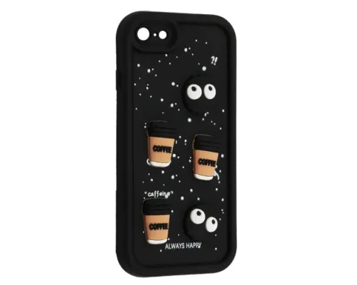 Чохол HAPPY Cookie Case for iPhone 7/8 Black mag-2000001561782143763