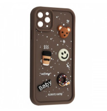 Чохол HAPPY Donut Case for iPhone 11 Pro Max Brown mag-2000001562154135230