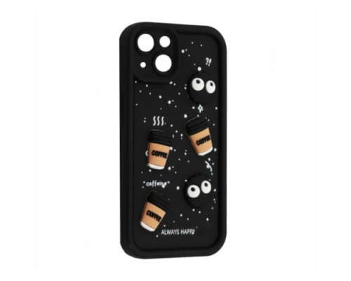 Чохол HAPPY Cookie Case for iPhone 14 Black mag-2000001562536135251