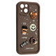 Чохол HAPPY Donut Case for iPhone 15 Brown mag-2000001562758106642