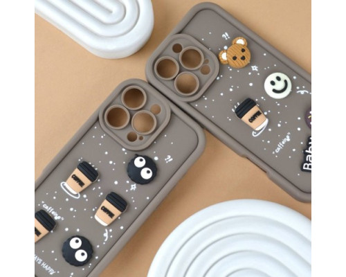 Чохол HAPPY Donut Case for iPhone 15 White mag-2000001562765135261