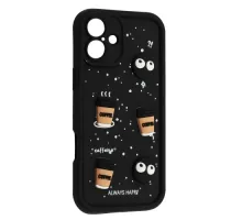 Чохол HAPPY Cookie Case for iPhone 16 Black mag-2000001562895143773