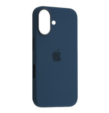 Чохол 1:1 Original Silicone Case with MagSafe for iPhone 16 Denim mag-2000001571521106773
