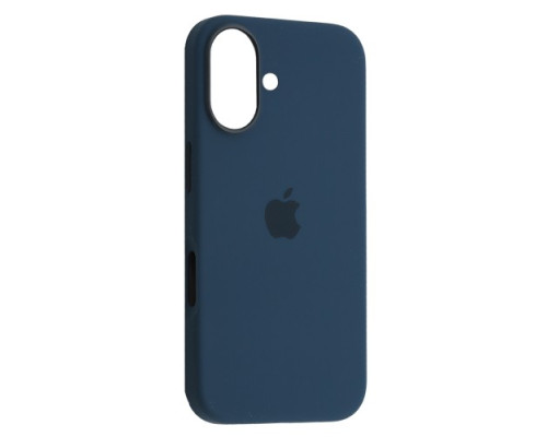 Чохол 1:1 Original Silicone Case with MagSafe for iPhone 16 Denim mag-2000001571521106773