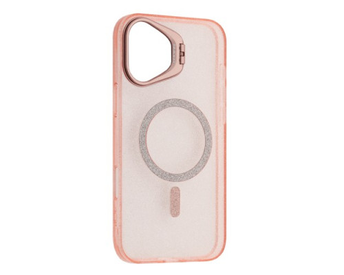 Чохол PRO CRYSTALSHINE FORTABLE MAGSAFE for iPhone 16 Plus Pink mag-200000157879758664