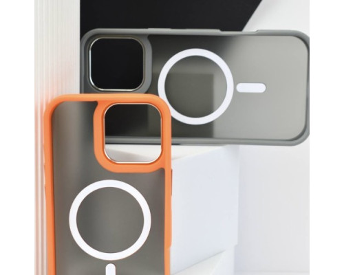 Чохол NEW MATTE MAGSAFE for iPhone 15 Dark blue mag-200000157999258734