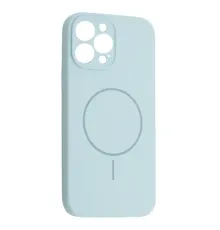 Чохол Silicone Case Full Camera Fine Ring MagSafe for iPhone 15 Pro Max New Sky Blue mag-2000001586167143662