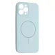 Чохол Silicone Case Full Camera Fine Ring MagSafe for iPhone 15 Pro Max New Sky Blue mag-2000001586167143662