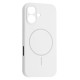 Чохол Silicone Case Full Camera Fine Ring MagSafe for iPhone 16 White mag-200000158636561906