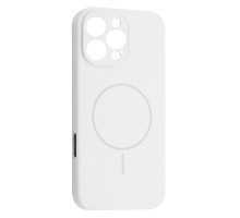 Чохол Silicone Case Full Camera Fine Ring MagSafe for iPhone 16 Pro White mag-200000158650161920