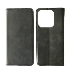 Чохол-книжка Black TPU Magnet for Xiaomi Redmi Note 14 4G Global version Gray mag-2000001593240137925