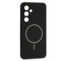 Чохол Silicone Case luxury+MagSafe for Samsung S23 FE Black mag-2000001594278134099
