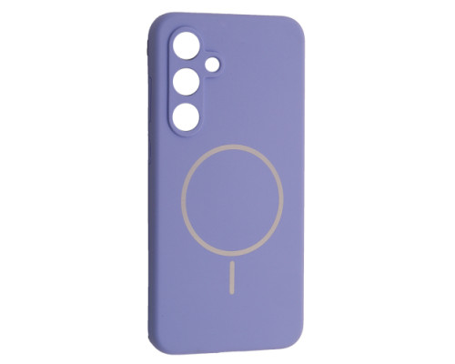 Чохол Silicone Case luxury+MagSafe for Samsung S25+ Elegant Purple mag-2000001594865134154