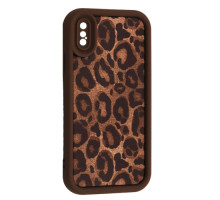 Чохол LEOPARD Case for iPhone X/XS Brown 4 mag-2000001596555135700