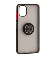 Чохол Gingle Ring Case for Samsung A06 (A065) Black mag-2000001599075138030