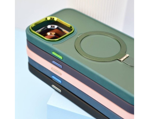 Чохол Matte Ring-MagSafe for iPhone 14 Зелений mag-2000001500002105236