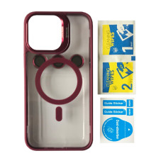 Чохол BRACKET CLEAR CAMERA LENS MAGSAFE for iPhone 12 Pro Marsala mag-2000001504260105376