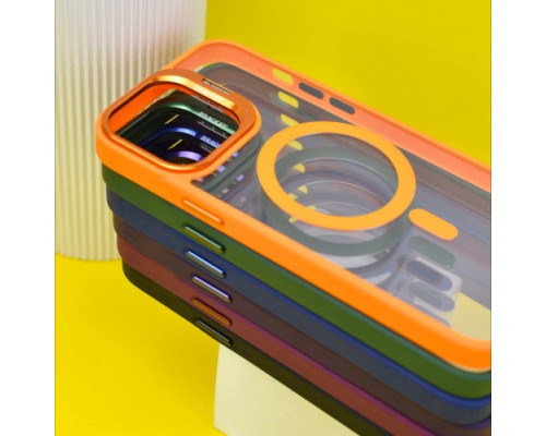 Чохол BRACKET CLEAR CAMERA LENS MAGSAFE for iPhone 12 Pro Marsala mag-2000001504260105376