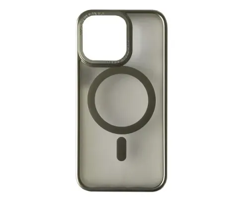 Чохол Perfect Case with MagSafe for iPhone 15 Pro Max titanium silver mag-2000001505915146134