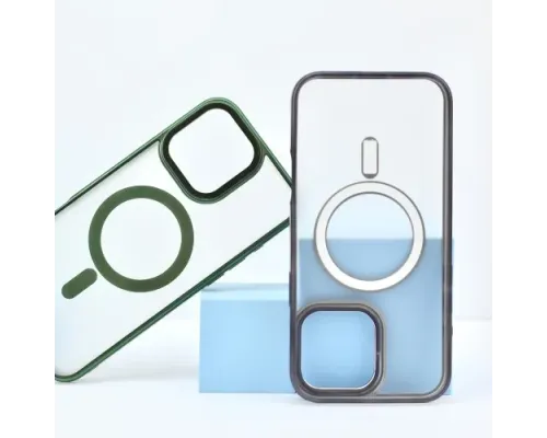 Чохол Perfect Case with MagSafe for iPhone 15 Pro Max titanium silver mag-2000001505915146134