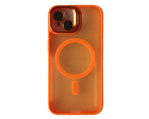 Чохол CASE PRO MATTE FORTABLE CAMERA LENS MAGSAFE for iPhone 12 Orange mag-200000151115258259