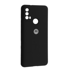 Чохол Silicone Case Full for Motorola E40 Black mag-200000152089529619