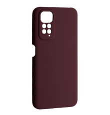 Чохол Silicone Case luxury для Xiaomi Redmi Note 11/11S 2022 Marsala mag-2000001530108137749