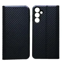 Чехол-книжка Carbon for Samsung S25 FE Dark Blue mag-2000001643532145325