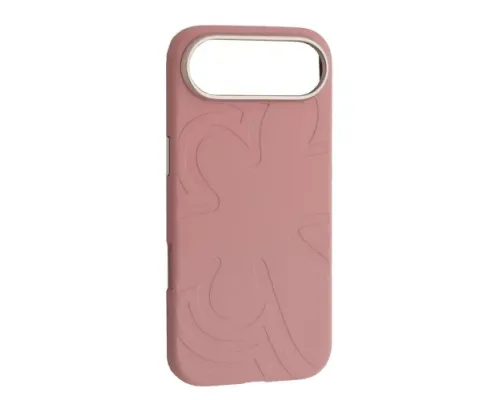 Чохол Flower Liquid Silicone Case MagSafe для iPhone 17 Air Cherry Blossom Pink mag-2000001650875145894