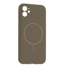 Чохол Silicone Case Full Camera Fine Ring MagSafe for iPhone 11 Titanium Grey mag-2000001651919151914