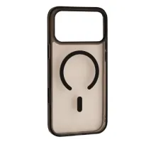 Чохол Crystal Frame MagSafe для iPhone 17 Pro Max Black mag-2000001654897145943