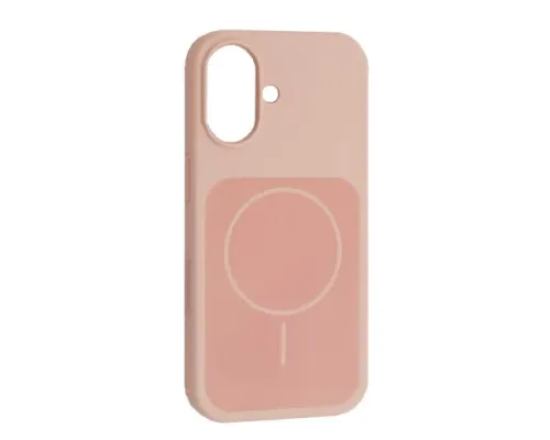 Чохол New Silicone Case MagSafe для iPhone 17 Gray Pink mag-2000001657881147381