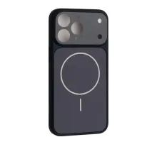 Чохол NEW AG GLASS MagSafe Case for iPhone 15 Pro Blue mag-2000001660249146797