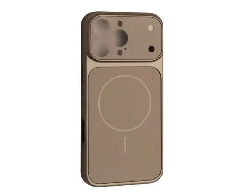 Чохол NEW AG GLASS MagSafe Case for iPhone 16 Pro Grey mag-2000001660348146807