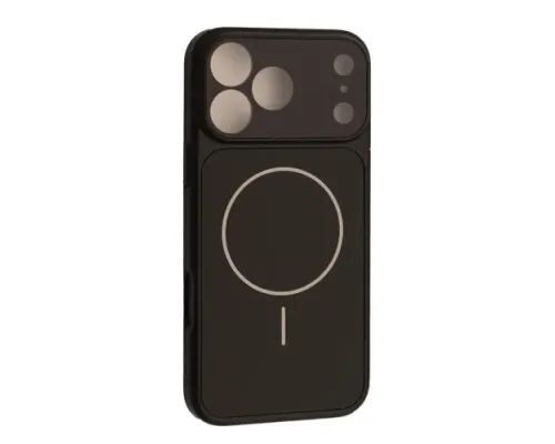 Чохол NEW AG GLASS MagSafe Case for iPhone 17 Pro Black mag-2000001660447146817