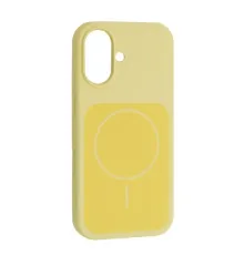 Чохол New Silicone Case MagSafe для iPhone 17 Milk Yellow mag-2000001663813147421