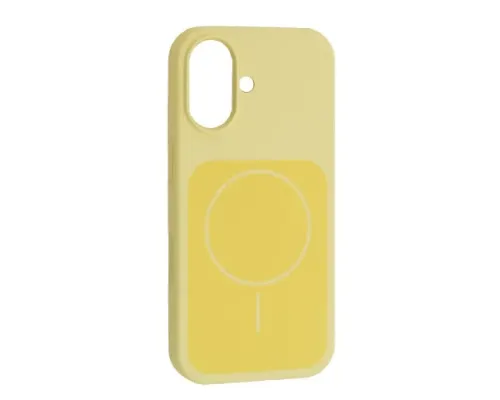 Чохол New Silicone Case MagSafe для iPhone 17 Milk Yellow mag-2000001663813147421
