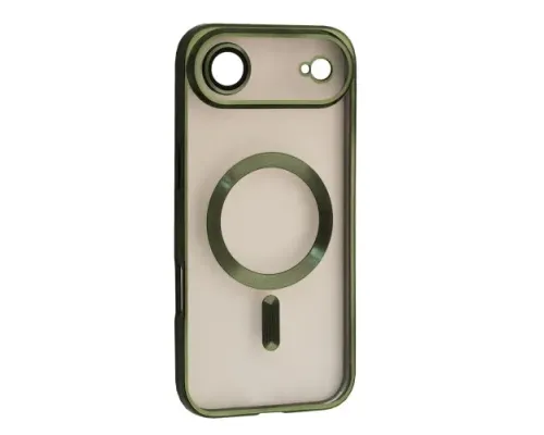 Чохол SHINING Camera MagSafe for iPhone 17 Air Dark green mag-2000001664483151743