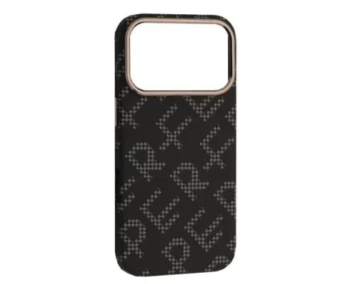 Чохол PC CARBON Style MagSafe for iPhone 17 Pro Black perfect mag-2000001669167152548