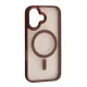 Чохол CRISTAL GUARD MagSafe for iPhone 16 Brown mag-2000001670385152700