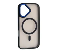 Чохол CRISTAL GUARD MagSafe for iPhone 17 Dark blue mag-2000001670682152730