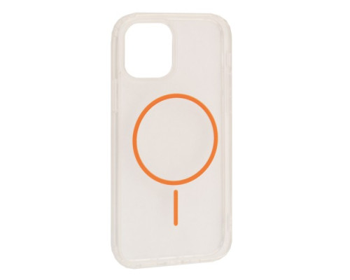 Чохол CLEAR MAGNETIC (Color Slim MagSafe) BOX for iPhone 15 Pro Orange mag-2000001602881137093