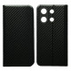 Чехол-книжка Carbon for Xiaomi Redmi Note 13 4G Black mag-2000001607329140194