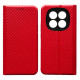 Чехол-книжка Carbon for Xiaomi Redmi Note 14 Pro 4G Red mag-2000001607466140208