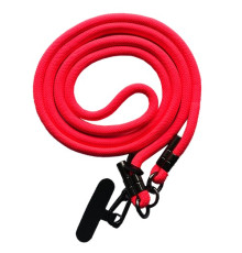 Шнурок LONG (150см) 8mm з карабіном + тримач для чохлів (універсальний) Hot pink mag-2000001613597140063