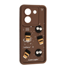 Чохол Happy для Xiaomi Poco M7 Pro 5G Brown mag-2000001616536143421