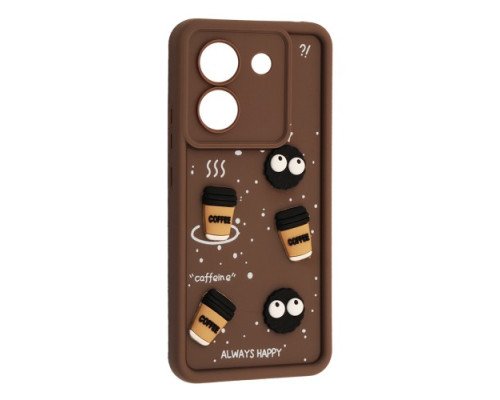 Чохол Happy для Xiaomi Poco M7 Pro 5G Brown mag-2000001616536143421