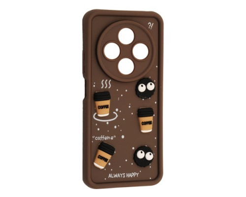 Чохол Happy для Xiaomi Redmi 14C/А4/Poco C75 Brown mag-2000001616635143431