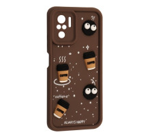 Чохол Happy для Xiaomi Redmi Note 10/10S Brown mag-2000001616734143441