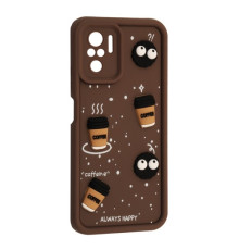 Чохол Happy для Xiaomi Redmi Note 10/10S Brown mag-2000001616734143441